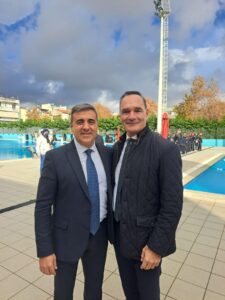 Με τον Αντιπεριφερειάρχη Δυτικού Τομέα Αθηνών Αθήνας Β. Λώλο