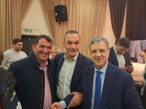 Με τους υποψήφιους ευρωβουλευτές Πύρρο Δήμα και Γιώργο Αυτιά