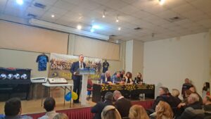 Σε εκδήλωση της ΑΕΚ Περιστερίου
