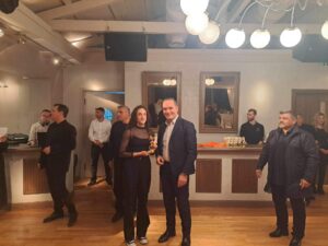 Στην εκδήλωση βράβευσης των αθλητριών Χάντμπολ του ΓΑΣ Καματερού